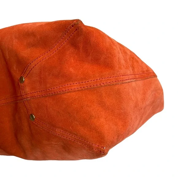 Tiffany & Co. Orange Suede Reversible Tote - Picture 10 of 16